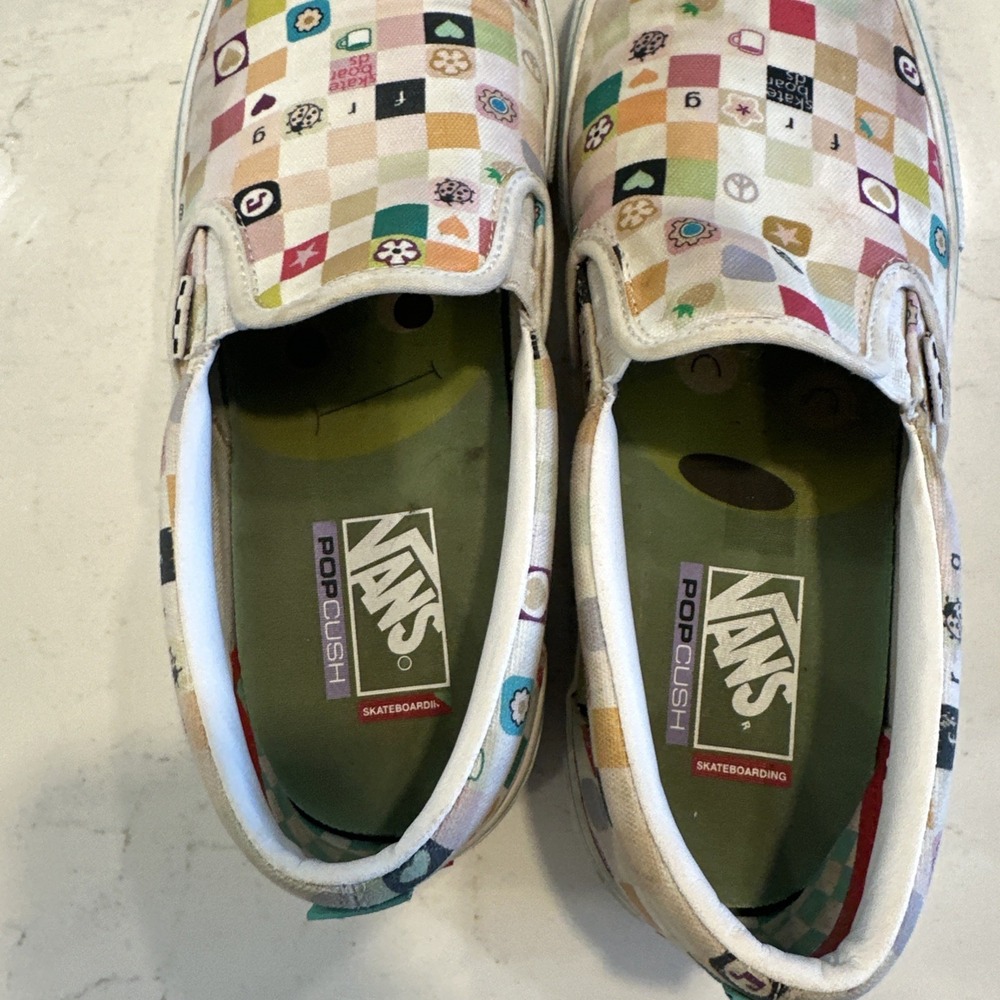 VANS x Frog collab Skateboard Men's Slip-On Skate Shoes limited edition Size 11 - Picture 7 of 11